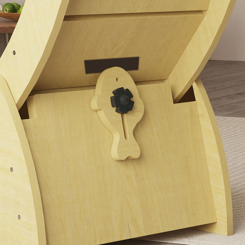 Contemporary Creative Round Multi-Layer Solid Wood Panel Silent Wheel Cat Tree For Living Room