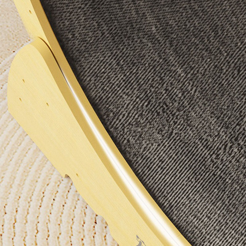 Contemporary Creative Round Multi-Layer Solid Wood Panel Silent Wheel Cat Tree For Living Room