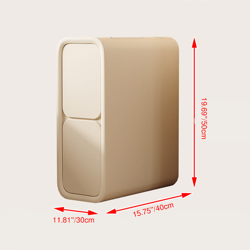 Contemporary Scandinavian Rectangular Microfiber Leather Pine Solid Wood Nightstand 2-Drawer For Bedroom