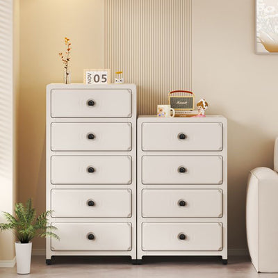 Modern Minimalist Rectangular PP Storage Cabinet 3/4/5/6-Tier For Living Room