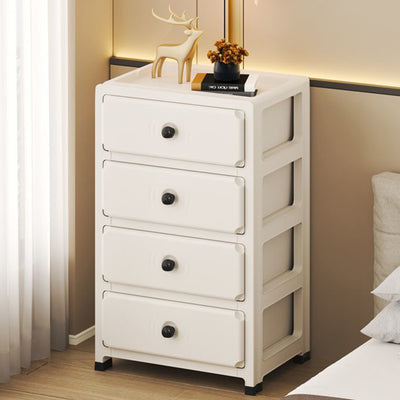 Modern Minimalist Rectangular PP Storage Cabinet 3/4/5/6-Tier For Living Room