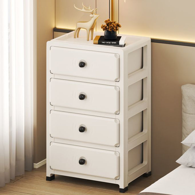 Modern Minimalist Rectangular PP Storage Cabinet 3/4/5/6-Tier For Living Room