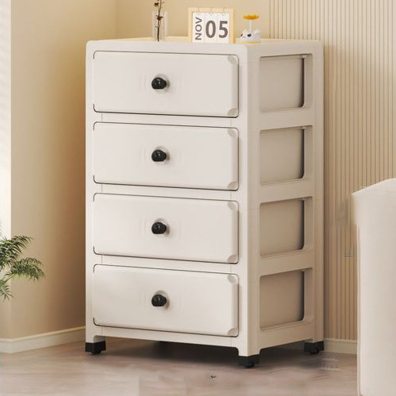 Modern Minimalist Rectangular PP Storage Cabinet 3/4/5/6-Tier For Living Room