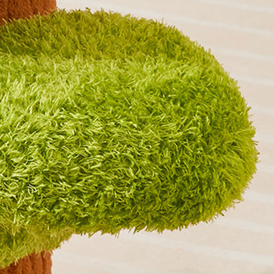 Contemporary Creative Round Tree-Shaped Panel Sisal Cat Tree 1/2/3-Tier For Living Room