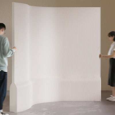 Modern Art Deco Rectangular Kraft Paper Acrylic Extendable Room Divider For Living Room