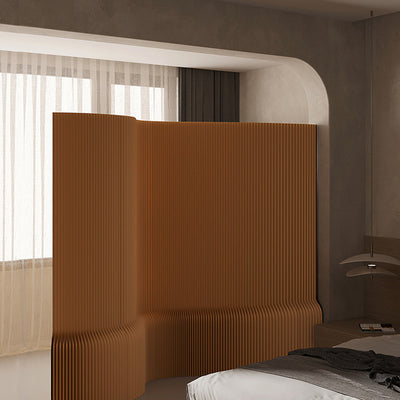 Modern Art Deco Rectangular Kraft Paper Acrylic Extendable Room Divider For Living Room