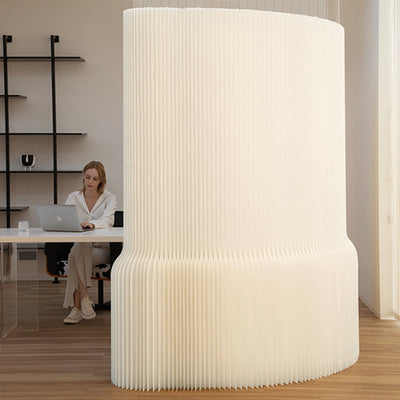 Modern Art Deco Rectangular Kraft Paper Acrylic Extendable Room Divider For Living Room