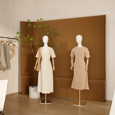 Modern Art Deco Rectangular Kraft Paper Acrylic Extendable Room Divider For Living Room