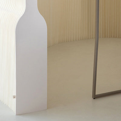 Modern Art Deco Rectangular Kraft Paper Acrylic Extendable Room Divider For Living Room