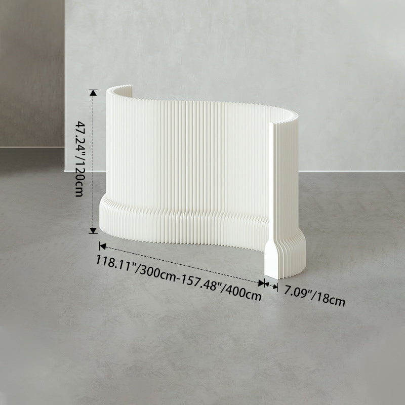 Modern Art Deco Rectangular Kraft Paper Acrylic Extendable Room Divider For Living Room