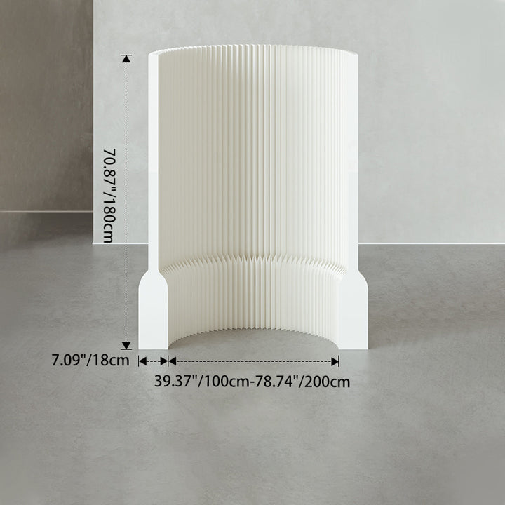 Moderner Art-Déco-Rechteckiger Kraftpapier-Acryl-Erweiterbarer Raumteiler Für Wohnzimmer 