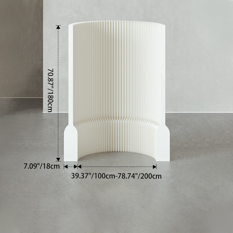 Modern Art Deco Rectangular Kraft Paper Acrylic Extendable Room Divider For Living Room