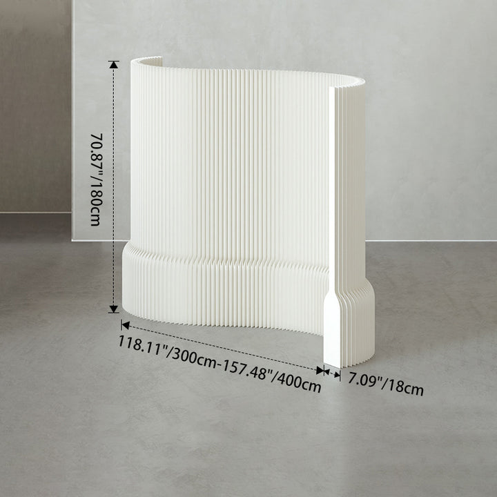 Moderner Art-Déco-Rechteckiger Kraftpapier-Acryl-Erweiterbarer Raumteiler Für Wohnzimmer 
