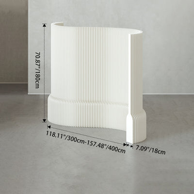 Modern Art Deco Rectangular Kraft Paper Acrylic Extendable Room Divider For Living Room