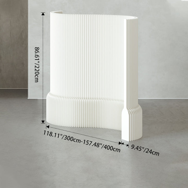 Moderner Art-Déco-Rechteckiger Kraftpapier-Acryl-Erweiterbarer Raumteiler Für Wohnzimmer 