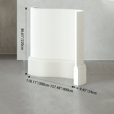 Modern Art Deco Rectangular Kraft Paper Acrylic Extendable Room Divider For Living Room