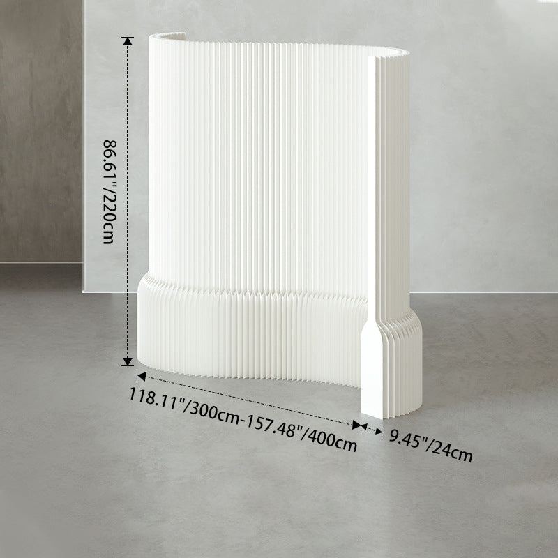 Modern Art Deco Rectangular Kraft Paper Acrylic Extendable Room Divider For Living Room