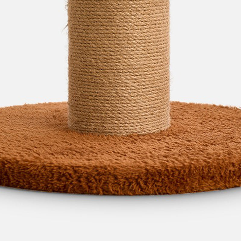 Contemporary Creative Tree-Shaped Medium-Density Fiberboard Felt Velvet Fabric Sisal Christmas Cat Tree For Living Room