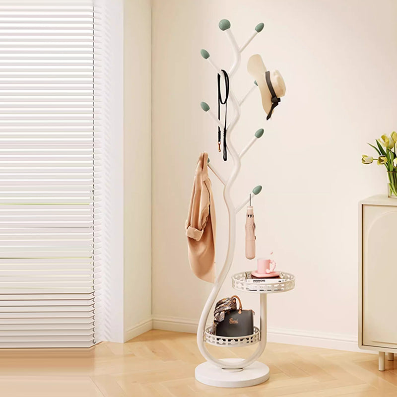 Zeitgenössischer kreativer runder baumförmiger Kohlenstoffstahl-Marmor-Flurbaum für Schlafzimmer &amp; Eingänge 