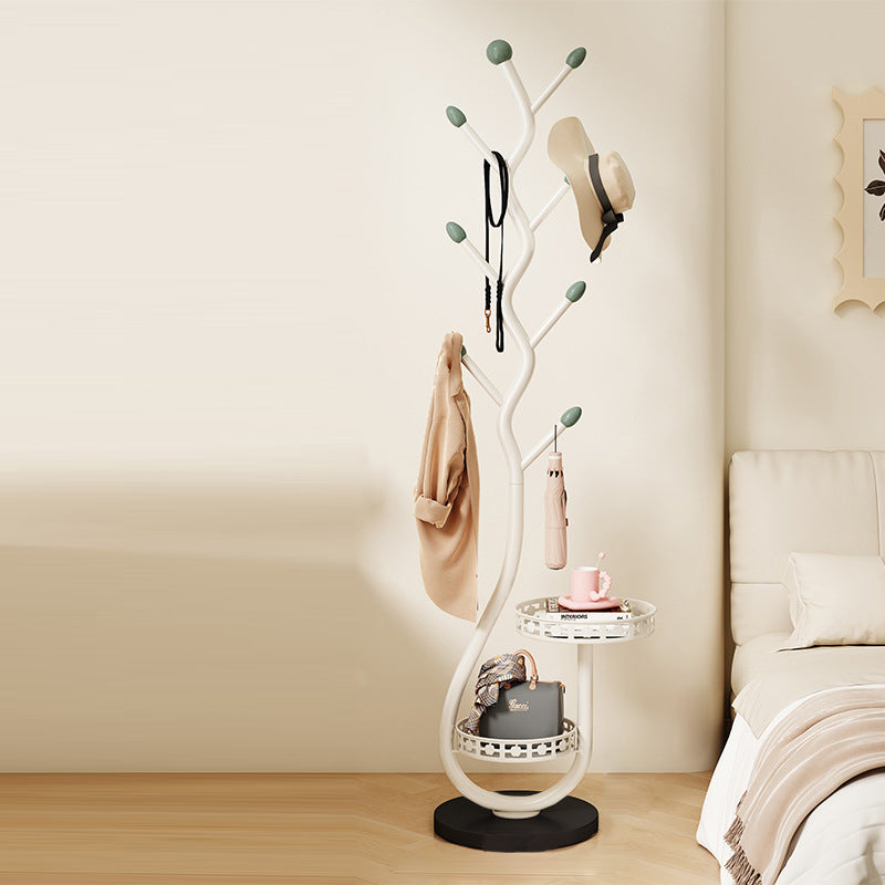 Zeitgenössischer kreativer runder baumförmiger Kohlenstoffstahl-Marmor-Flurbaum für Schlafzimmer &amp; Eingänge 