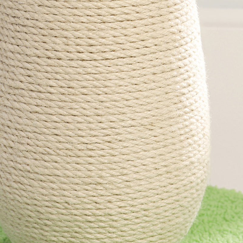 Árbol para gatos contemporáneo de cuerda de sisal redonda creativa, cuerda de papel, tela de terciopelo, espuma, tablero de fibra de densidad media para dormitorio 