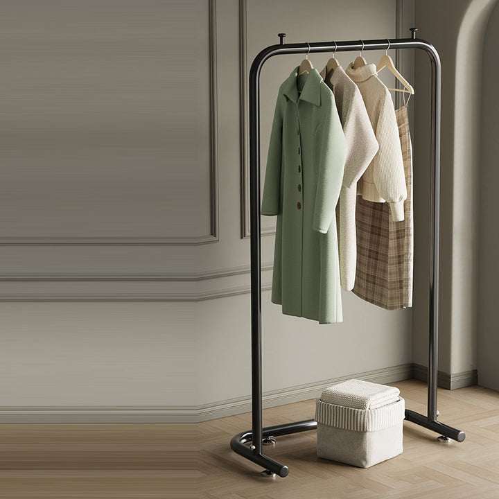 Contemporary Scandinavian Rectangular Stainless Steel Hall Tree For Bedroom