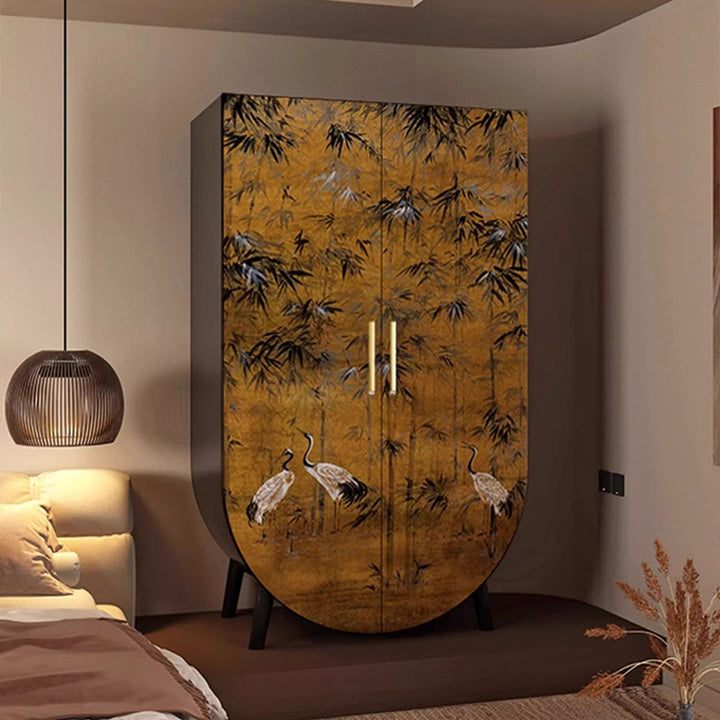 Traditional Vintage Rectangular Multi-Layer Solid Wood Panel Solid Wood Eco-Friendly Board Solid Wood Storage Cabinet 1-Drawer For Bedroom