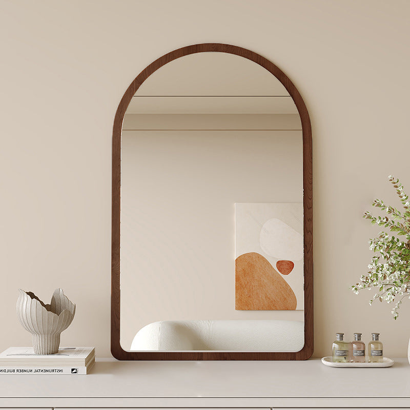 Traditional Vintage Wavy Float Glass Medium-Density Fiberboard Wall Mirror For Bedroom &amp; Living Room