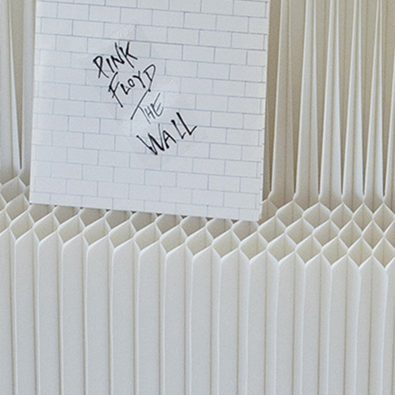 Moderner Art Deco Rechteckiger Gebogener Kraftpapier Acryl Faltbarer Raumteiler Für Wohnzimmer 