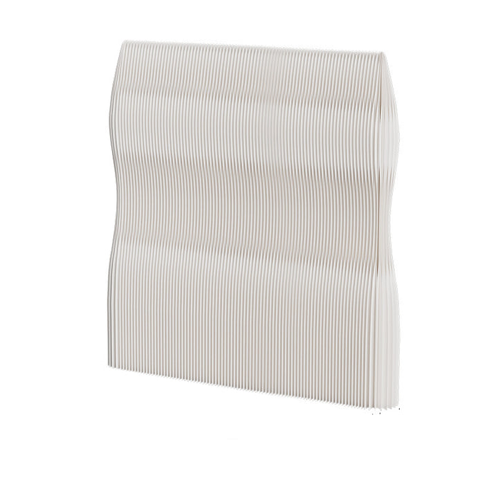 Moderner Art Deco rechteckiger gebogener Kraftpapier-Acryl faltbarer Raumteiler für Wohnzimmer 