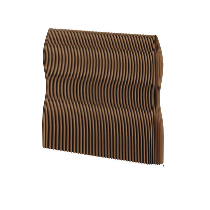 Moderner Art Deco rechteckiger gebogener Kraftpapier-Acryl faltbarer Raumteiler für Wohnzimmer 
