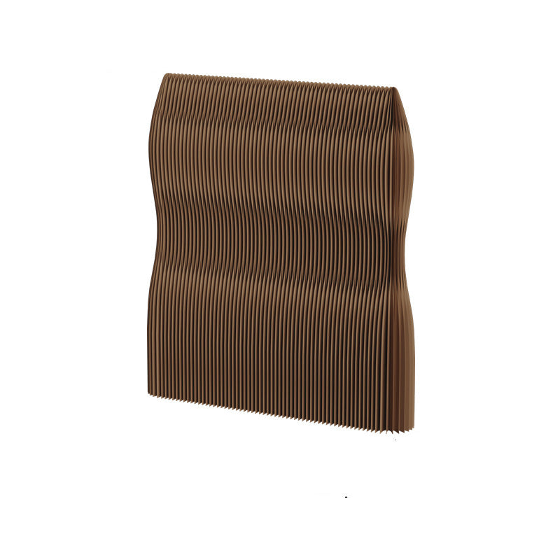 Moderner Art Deco rechteckiger gebogener Kraftpapier-Acryl faltbarer Raumteiler für Wohnzimmer 