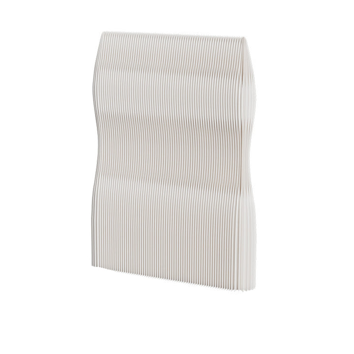 Moderner Art Deco rechteckiger gebogener Kraftpapier-Acryl faltbarer Raumteiler für Wohnzimmer 