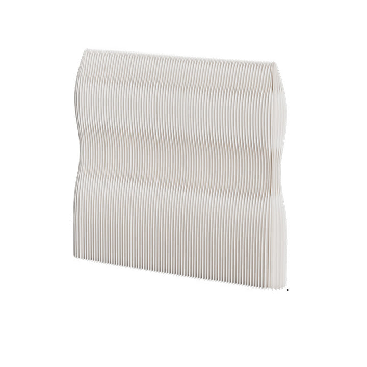 Moderner Art Deco rechteckiger gebogener Kraftpapier-Acryl faltbarer Raumteiler für Wohnzimmer 