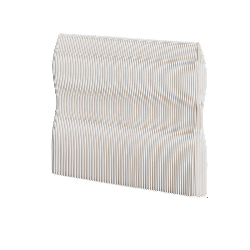 Moderner Art Deco rechteckiger gebogener Kraftpapier-Acryl faltbarer Raumteiler für Wohnzimmer 