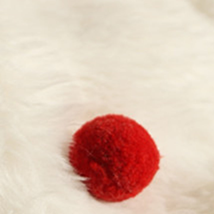 Cama para gatos contemporánea y creativa de tela de terciopelo redondo con esponja semi-cerrada para dormitorio 