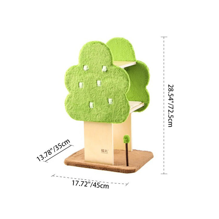 Arbre à chat en jute, forme d&
