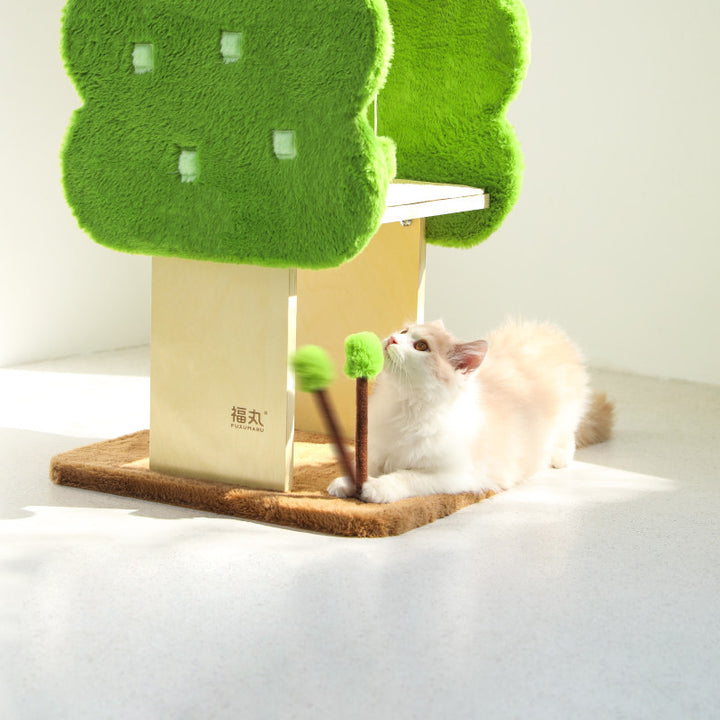 Arbre à chat en jute, forme d&