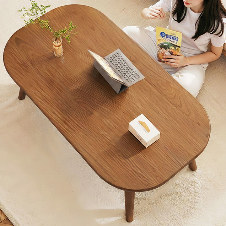 Zeitgenössischer skandinavischer rechteckiger mehrschichtiger Massivholzplatten-Sperrholz-Schubladen-Buche-Beine-Couchtisch mit 2 Schubladen für das Wohnzimmer 