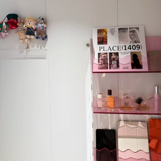 Étagère de rangement rectangulaire contemporaine scandinave en acrylique ultra-fine à 5 niveaux pour salon 
