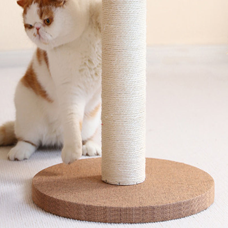 Contemporary Creative Square Particleboard Velvet Fabric Sisal Multi-Functional Cat Tree For Living Room