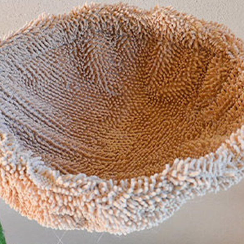 Árbol para gatos contemporáneo de partículas rectangulares de tela de terciopelo y tubo de papel de sisal con forma de cactus para sala de estar 