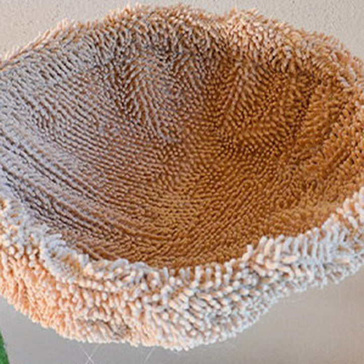 Árbol para gatos contemporáneo de partículas rectangulares de tela de terciopelo y tubo de papel de sisal con forma de cactus para sala de estar 