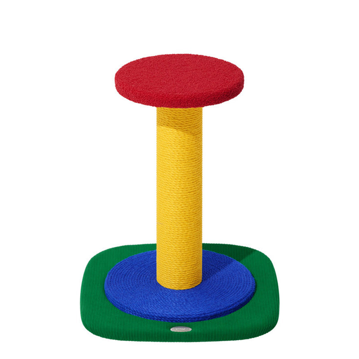 Contemporary Creative Rectangular Particleboard Corrugated Paper Sisal Jute EPS Cat Tree 2/3/4-Tier For Living Room