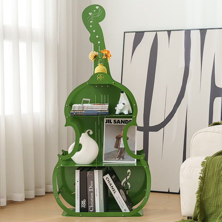 Zeitgenössisches, kreatives, rundes, zelloförmiges Bücherregal aus Kohlenstoffstahl mit 3 Ebenen für das Wohnzimmer 