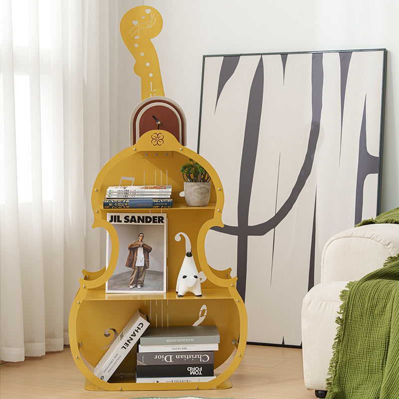 Zeitgenössisches, kreatives, rundes, zelloförmiges Bücherregal aus Kohlenstoffstahl mit 3 Ebenen für das Wohnzimmer 