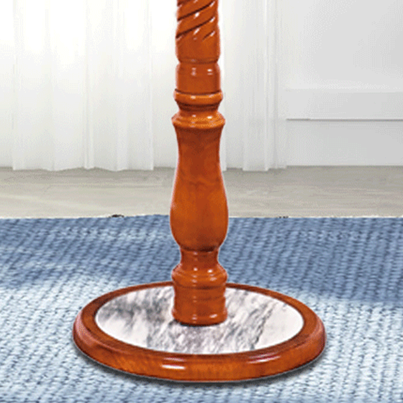 Luxury Vintage Coat Rack - Twist Wooden Column: Tall Freestanding Hall Tree Organizer For Entryway &amp; Bedroom