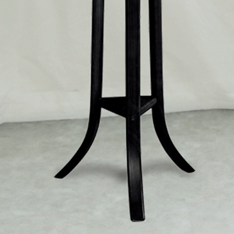 Elegant Vintage Ash Wood Coat Rack: Curved Branch-Style Hooks - Tripod Freestanding Sculptural Bentwood Hall Tree For Entryway