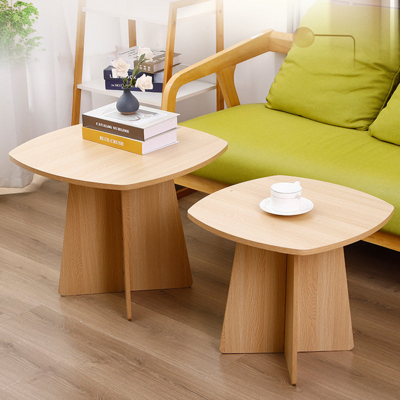 Modern Minimalist Rectangular Medium Density Fiberboard End Table Sturdy For Living Room
