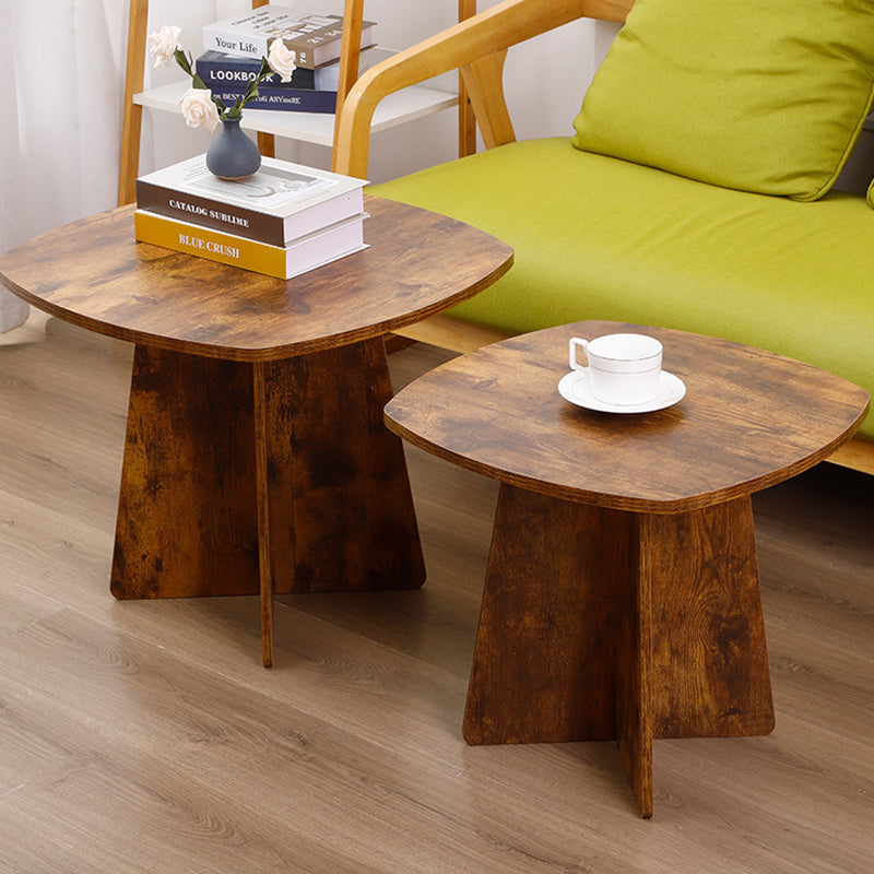 Modern Minimalist Rectangular Medium Density Fiberboard End Table Sturdy For Living Room